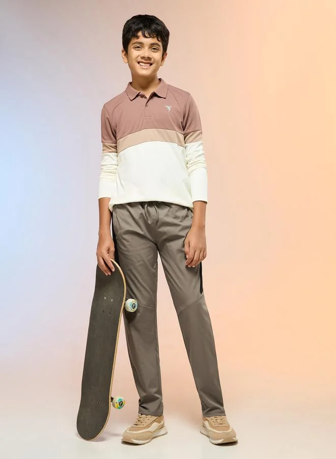 Technosport Boys Slim Fit Sports Track Pants with TS FLEXI